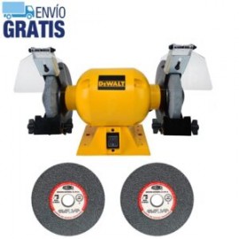 Esmeril de Banco 6″ + 2 Ruedas para Esmerilado Austromex