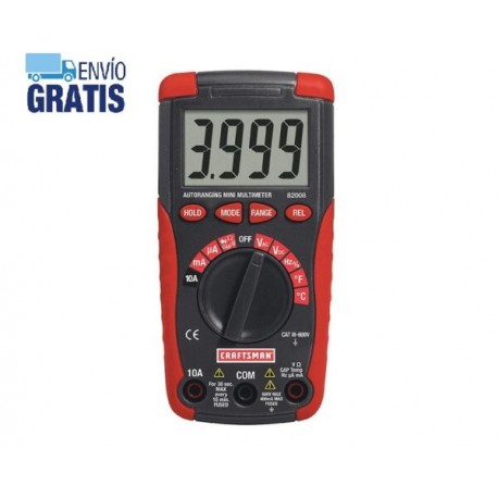 Multímetro digital compacto Craftsman 03482008