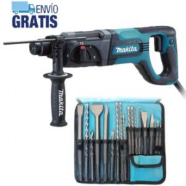 Martillo SDS Plus 780W + Brocas y Cinceles 17 piezas