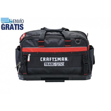 Bolsa de herramientas, 22.5 pulgadas, poliéster duradero, negro y rojo Craftsman CMST21450