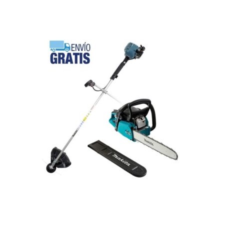 Desbrozadora 1 HP + Motosierra 2.3 Hp