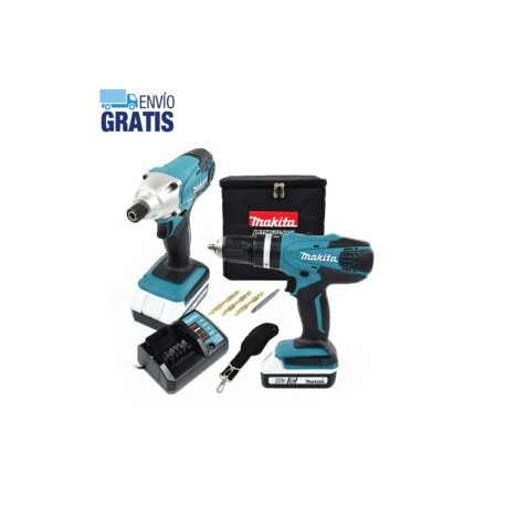 Kit Rotomartillo + Atornillador 18V + Baterias